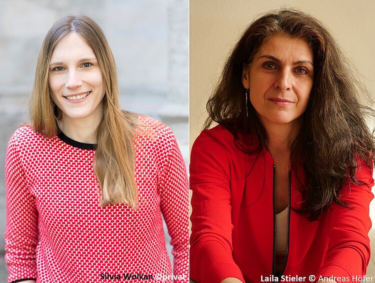 Silvia Wolkan (links) und Laila Stieler (rechts) © privat / Andreas Höfer
