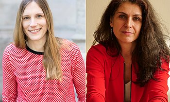 Silvia Wolkan (links) und Laila Stieler (rechts) © privat / Andreas Höfer