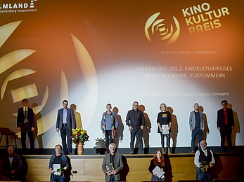 Kinokulturpreis-Verleihung im Filmpalast Capitol Schwerin im Oktober 2020