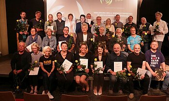 Preisträger der 4. Verleihung des Kinokulturpreis in MV 2022 ©Jörn Manzke