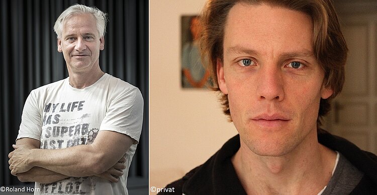 Chris Kraus (Bild: Roland Horn), Carl Gerber (Bild: privat)